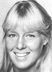 katie weismiller 1984 volleyball headshot