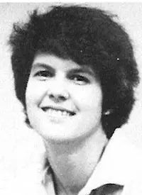 sherrie spann 1985 women's volleyball headshot