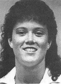 suzette pritchett 1985 women's volleyball headshot