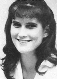 tina griffin 1985 women's volleyball headshot
