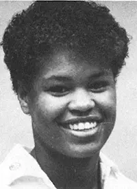 tracy scott 1985 women's volleyball headshot