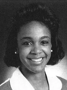 yvette clark 1990 volleyball headshot