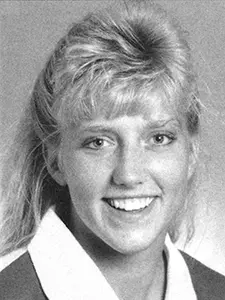 stephanie carlson 1990 volleyball headshot