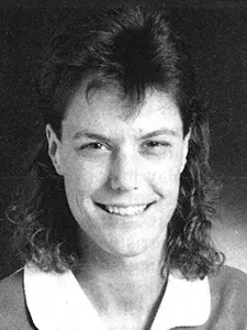 courtney kahl 1990 volleyball headshot