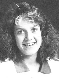 vicki garver 1989 volleyball headshot