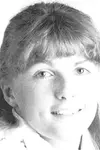 trainer michelle forbes 1988 volleyball headshot