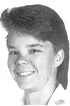 trainer sabina harrington 1987 volleyball headshot