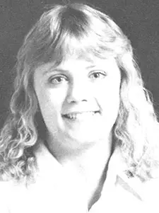 trainer shelly cleveland marshall 1989 volleyball headshot