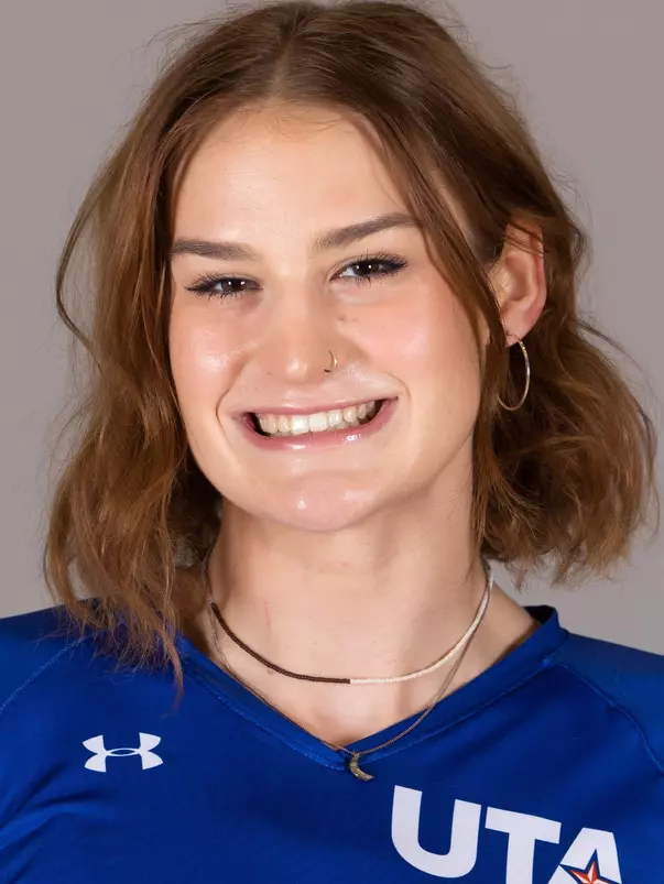 UTA volleyball #4 Paige Reagor photographed in Arlington, Texas on April 14, 2023. (Photo by/Sharon Ellman)