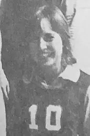 donna christiansen 1974 volleyball headshot