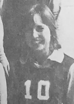 donna christiansen 1974 volleyball headshot