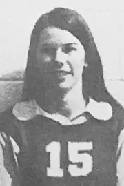 kathy gunter 1974 volleyball headshot