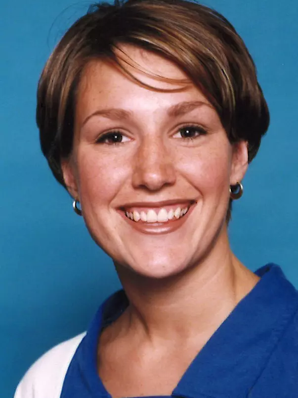 kate louis 1998 volleyball headshot
