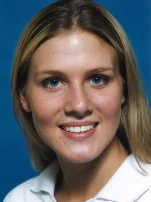 katy mcmains 1999 volleyball headshot