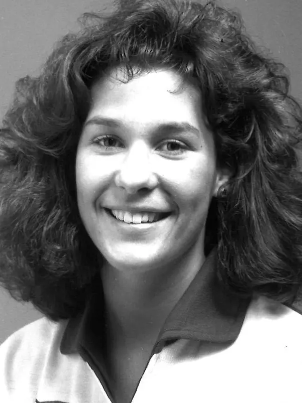 april lee 1991 volleyball headshot