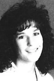 april lee 1993 volleyball headshot