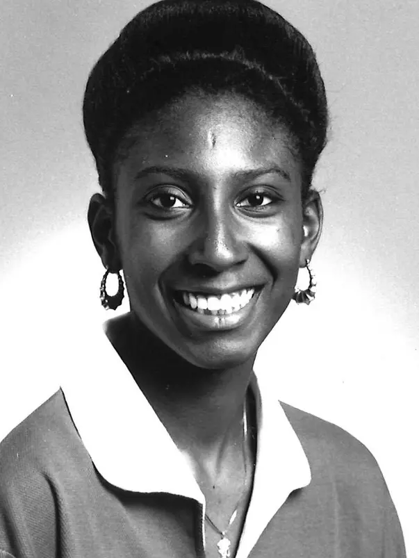 yvette wingate 1991 volleyball headshot