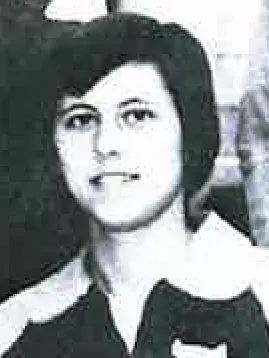 judy bigon 1975 volleyball headshot
