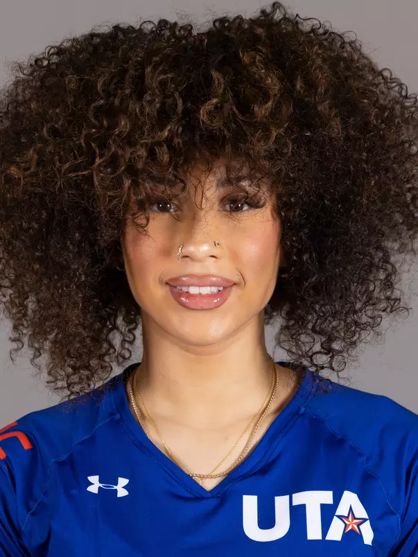 UTA volleyball #83 Samantha Glenn photographed in Arlington, Texas, on August 3, 2023. (Photo/Sharon Ellman)