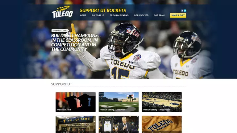 Athletic Development Launches New ?Support UT Rockets? Microsite