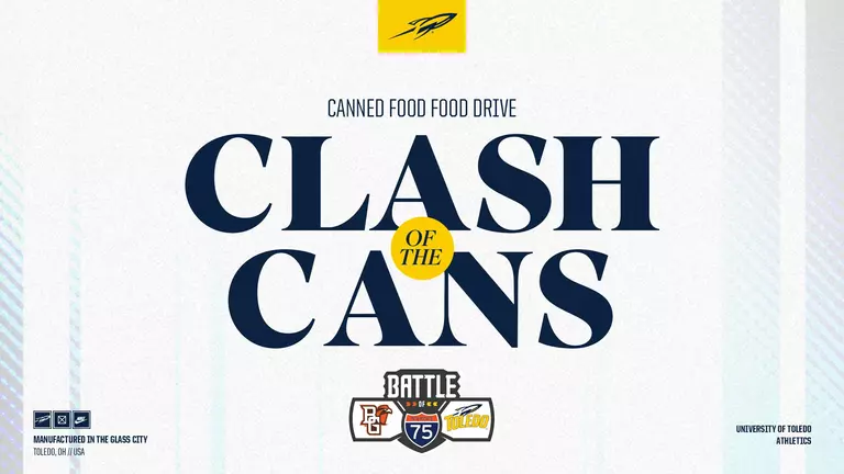 Toledo Competes in Clash of the Cans: Rockets vs. Falcons Food Drive