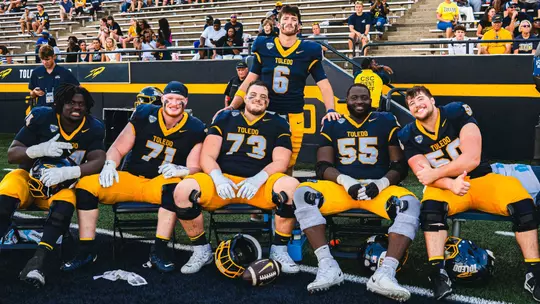 Toledo offensive line and John Alan Richter