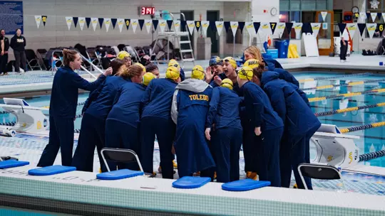Swim Team Huddle