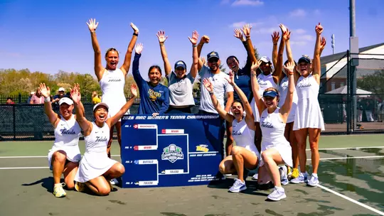 Women's Tennis Celebrating its 2026 MAC Tournament Championship