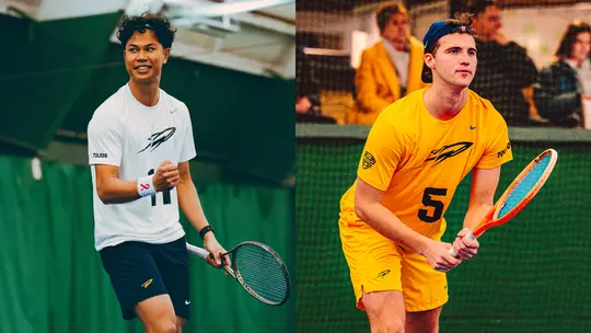 Poonthong Komolpisut and Charlie Snow earn CSC Academic All-District