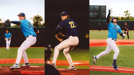 Nathan Leininger, Michael Fliss and Troy Sudbrook action photos from the 2026 MAC Tournament