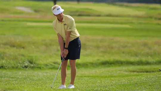 Zane Aiken prepares for a shot