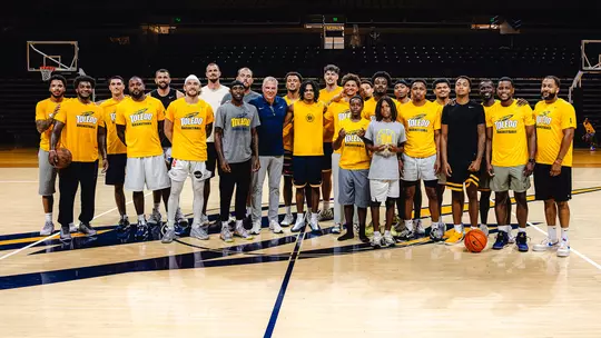 Men's Basketball Alumni Photo featuring players from last 16 years of Rockets