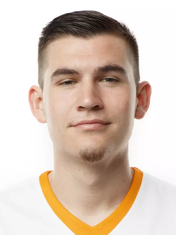 KNOXVILLE, TN - OCTOBER 05, 2017 - Forward John Fulkerson #10 of the Tennessee Volunteers headshot during 2017 Photo Day at Pratt Pavilion in Knoxville, TN. Photo By Kyle Zedaker/Tennessee Athletics