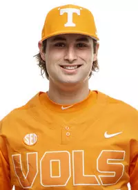 KNOXVILLE, TN - JANUARY 19, 2018 - Pitcher Garrett Stallings #27 of the Tennessee Volunteers headshot during 2017-18 photo day in Knoxville, TN. Photo By Kyle Zedaker/Tennessee Athletics