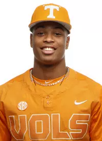 KNOXVILLE, TN - JANUARY 19, 2018 - Outfielder Zach Daniels #5 of the Tennessee Volunteers headshot during 2017-18 photo day in Knoxville, TN. Photo By Kyle Zedaker/Tennessee Athletics