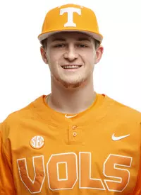 KNOXVILLE, TN - JANUARY 19, 2018 - Infielder Evan Russell #6 of the Tennessee Volunteers headshot during 2017-18 photo day in Knoxville, TN. Photo By Kyle Zedaker/Tennessee Athletics
