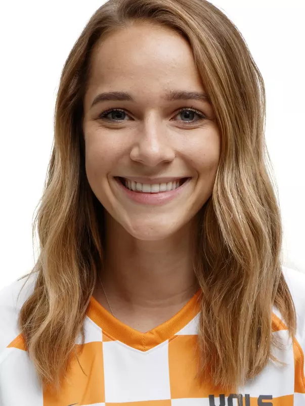 KNOXVILLE, TN - JULY 30, 2018 - Midfielder/Defender Wrenne French #15 of the Tennessee Volunteers headshot during Soccer Photo Day at Anderson Training Center in Knoxville, TN. Photo By Amy Smotherman-Burgess