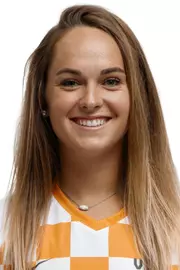 KNOXVILLE, TN - JULY 30, 2018 - Midfielder/Defender Rylie O'Keefe #4 of the Tennessee Volunteers headshot during Soccer Photo Day at Anderson Training Center in Knoxville, TN. Photo By