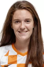 KNOXVILLE, TN - JULY 30, 2018 - Midfielder/Defender Rylie O'Keefe #4 of the Tennessee Volunteers headshot during Soccer Photo Day at Anderson Training Center in Knoxville, TN. Photo By