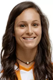 KNOXVILLE, TN - JULY 30, 2018 - Midfielder/Defender Rylie O'Keefe #4 of the Tennessee Volunteers headshot during Soccer Photo Day at Anderson Training Center in Knoxville, TN. Photo By