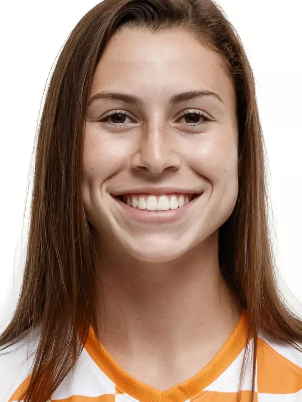 KNOXVILLE, TN - JULY 30, 2018 - Midfielder/Defender Rylie O'Keefe #4 of the Tennessee Volunteers headshot during Soccer Photo Day at Anderson Training Center in Knoxville, TN. Photo By