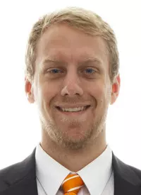 KNOXVILLE, TN - AUGUST 25, 2018 - Assistant Coach Christian Hanselmann of the Tennessee Volunteers headshot during Photo Day in Knoxville, TN. Photo By John Golliher/Tennessee Athletics