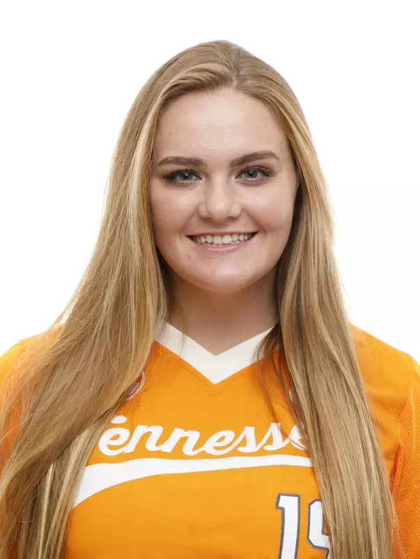 KNOXVILLE, TN - NOVEMBER 08, 2019 - Pitcher Ashley Rogers #14 of the Tennessee Lady Volunteers headshot taken in Knoxville, TN. Photo By Maury Neipris/Tennessee Athletics