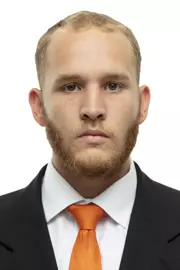 KNOXVILLE, TN - JUNE 11, 2019 - Place kicker #42 Brent Cimaglia of the Tennessee Volunteers headshot taken in Knoxville, TN. Photo By Andrew Ferguson/Tennessee Athletics