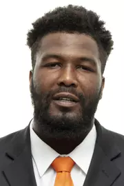 KNOXVILLE, TN - JUNE 11, 2019 - Defensive lineman Emmit Gooden #93 of the Tennessee Volunteers headshot taken in Knoxville, TN. Photo By Andrew Ferguson/Tennessee Athletics