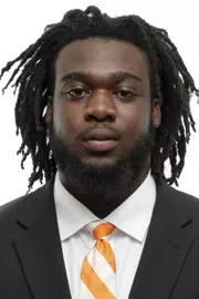 KNOXVILLE, TN - JUNE 11, 2019 - Defensive lineman Kingston Harris #54 of the Tennessee Volunteers headshot taken in Knoxville, TN. Photo By Andrew Ferguson/Tennessee Athletics