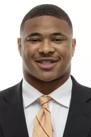 KNOXVILLE, TN - JUNE 12, 2019 - Running back Tim Jordan #9 of the Tennessee Volunteers headshot taken in Knoxville, TN. Photo By Andrew Ferguson/Tennessee Athletics