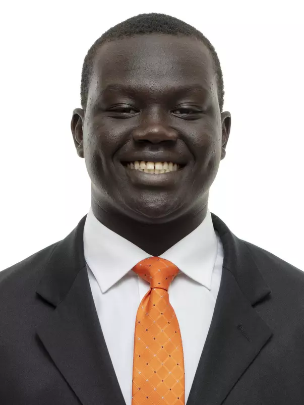 KNOXVILLE, TN - JUNE 11, 2019 - Defensive lineman Gatkek Kueth #55 of the Tennessee Volunteers headshot taken in Knoxville, TN. Photo By Andrew Ferguson/Tennessee Athletics