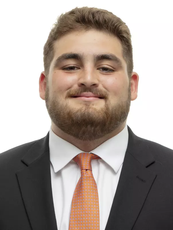 KNOXVILLE, TN - JUNE 11, 2019 - Offensive lineman Airin Spell #67 of the Tennessee Volunteers headshot taken in Knoxville, TN. Photo By Andrew Ferguson/Tennessee Athletics