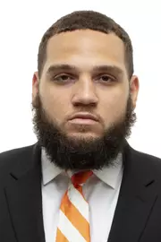 KNOXVILLE, TN - JUNE 11, 2019 -  Defensive lineman Savion Williams #50 of the Tennessee Volunteers headshot taken in Knoxville, TN. Photo By Andrew Ferguson/Tennessee Athletics